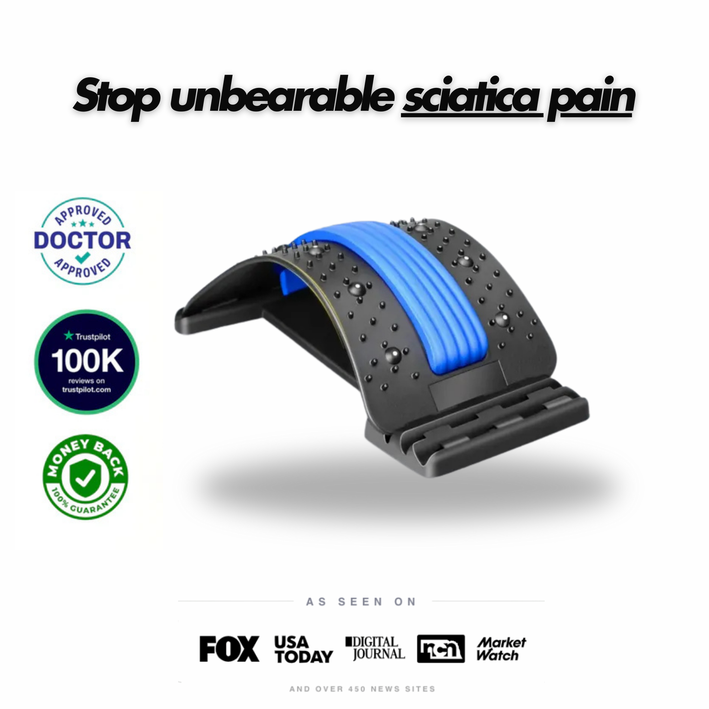Magnetic Therapy Back Stretcher